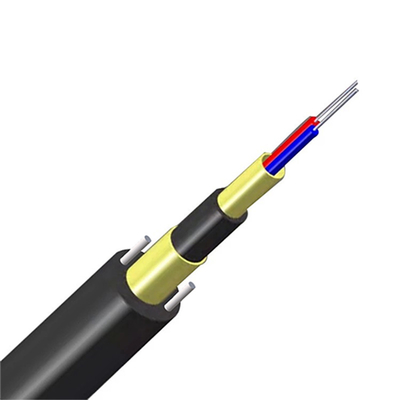 ADSS 8.5mm Fiber Optic Armored Cable Central Bundle Tube Structure